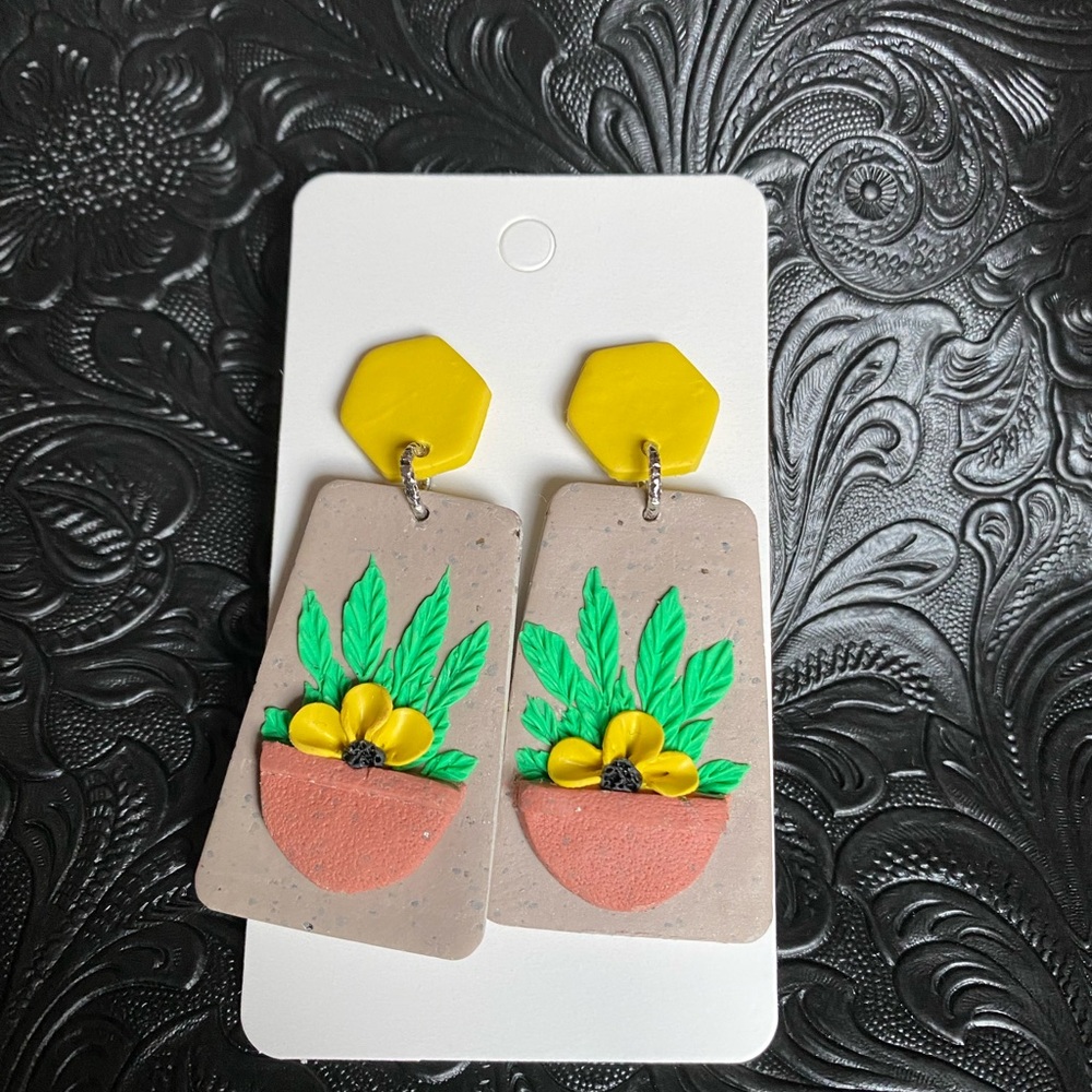 Polimery clay earrings